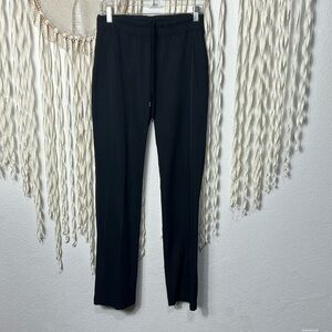 James Perse Black Nylon Straight Leg Pant Size 0/XS